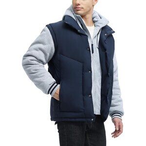 Men Winter Jackets Water Resistant Warm Thicken Insulated Hooded Windproof Coat